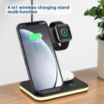 4-in-1 Wireless Charging Stand with Night Light