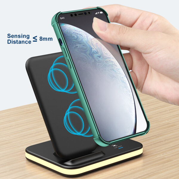 4-in-1 Wireless Charging Stand with Night Light