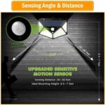 2-Pack Solar Powered 100-LED Motion Activated Outdoor Light