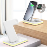4-in-1 Wireless Charging Stand with Night Light