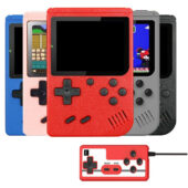 400-In-1 Handheld Game Console with 2 Player Controller & TV Connection